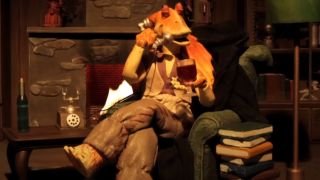 Jar Jar Binks on the phone in Robot Chicken's Star Wars Special