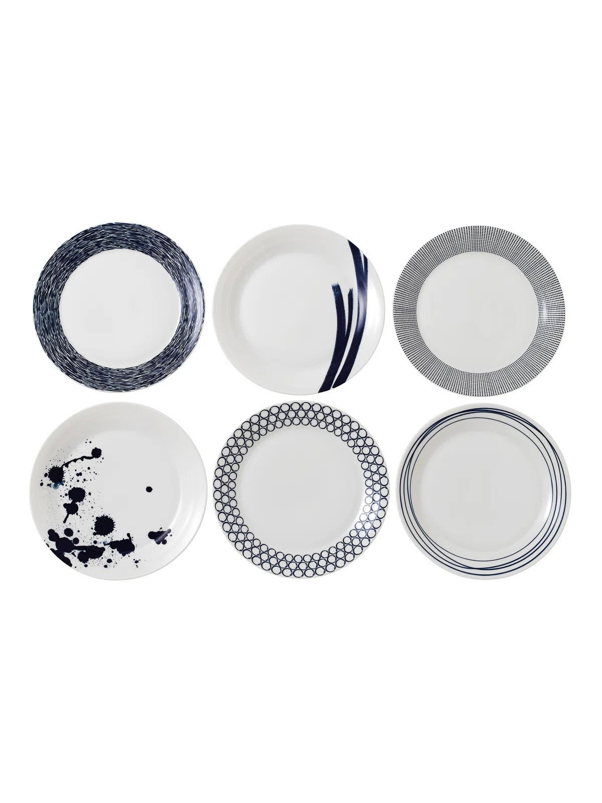Royal Doulton Pacific Dinner Plate Set, 6 Piece