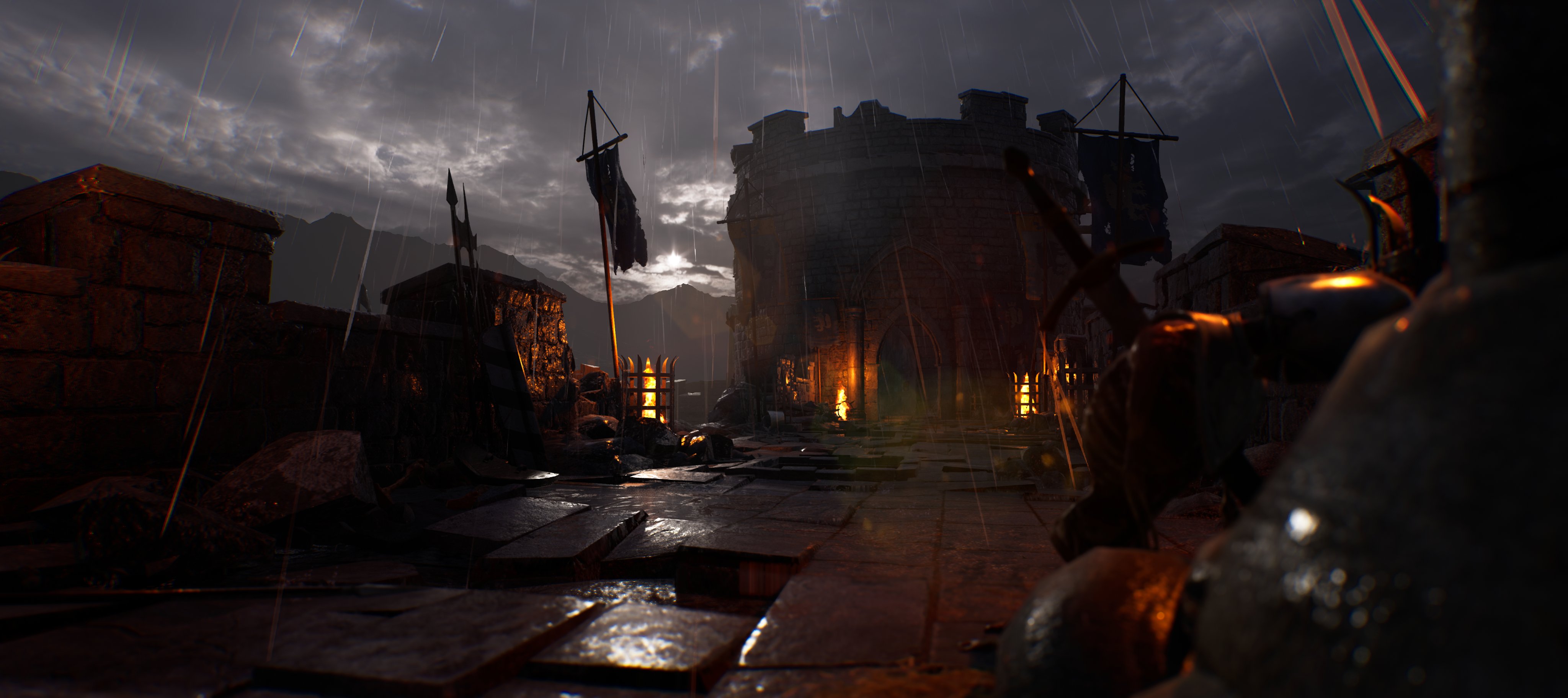 Evil Dead: The Game's Army of Darkness Map Revealed in New Images