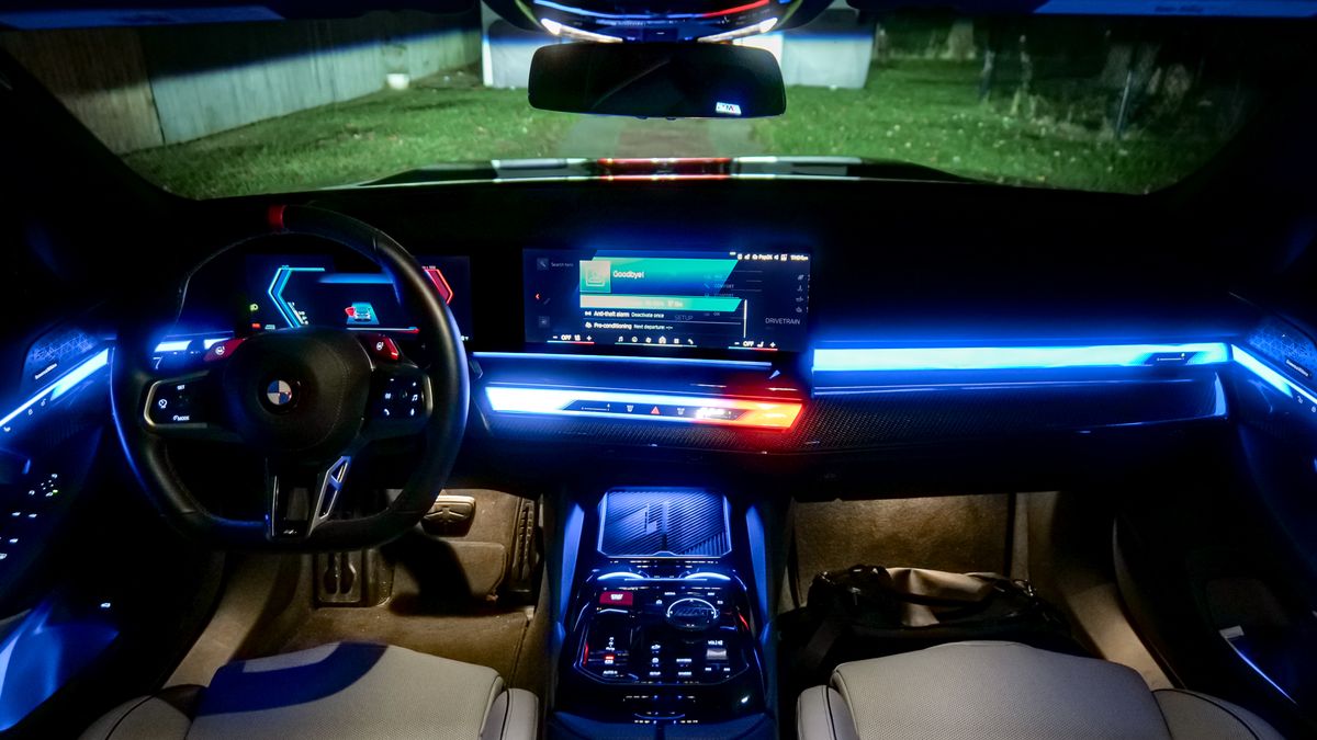 2025 BMW M5 test drive.