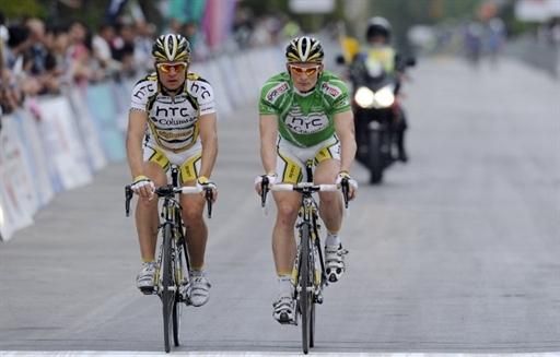 Andre Greipel lost his points jersey thanks to a crash on stage 7.