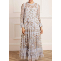 Celia Long Sleeve Ankle Gown $1029/£650