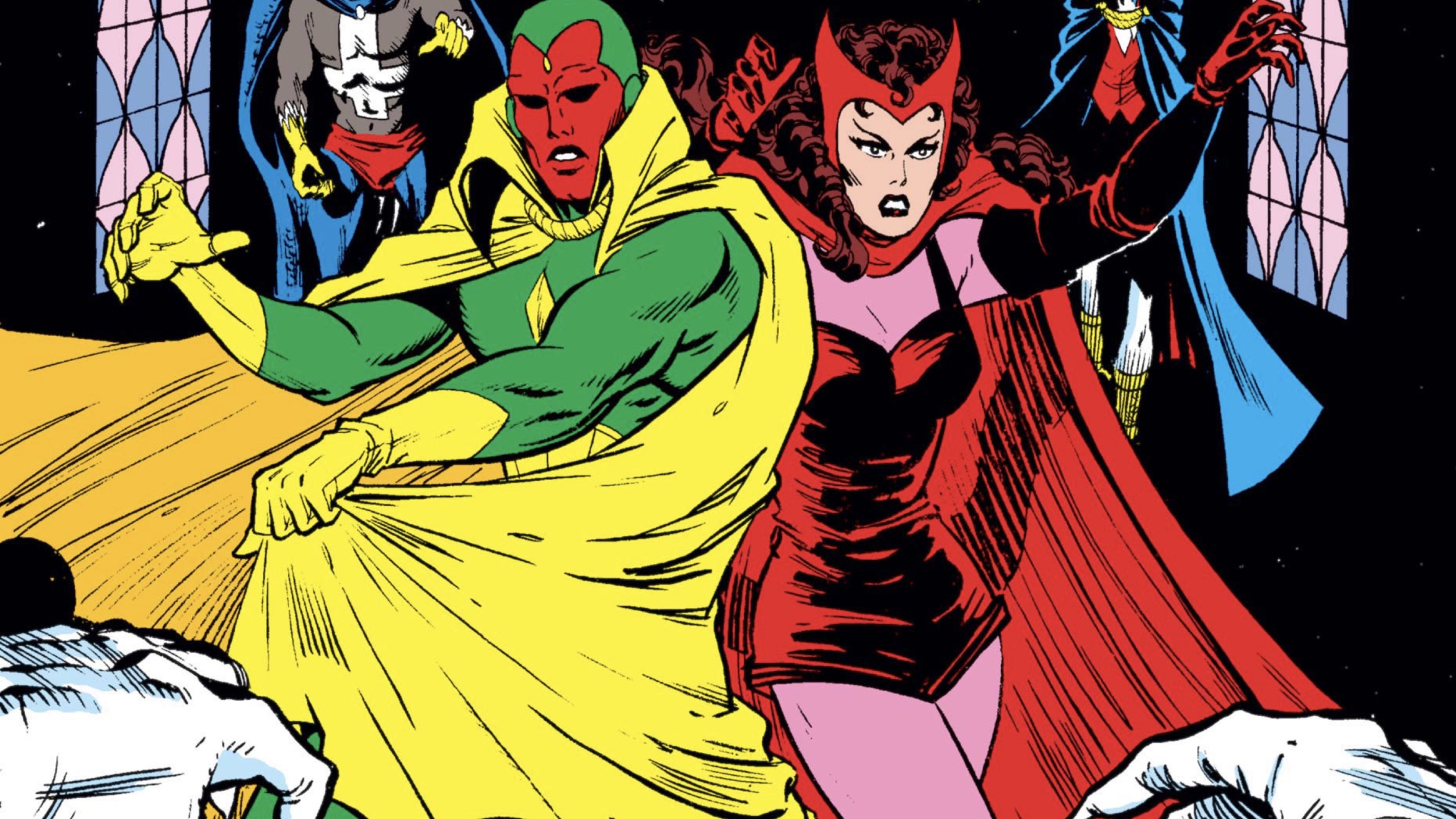 Scarlet Witch y Vision en Marvel Comics