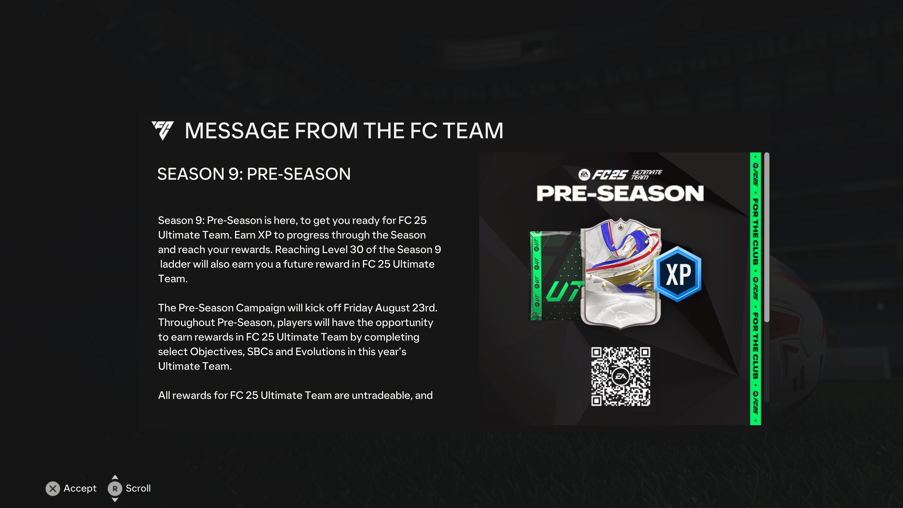 The full FC 24 Pre-Season rewards list to carry over into FC 25