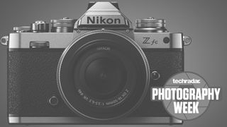 The front of the Nikon Zfc camera