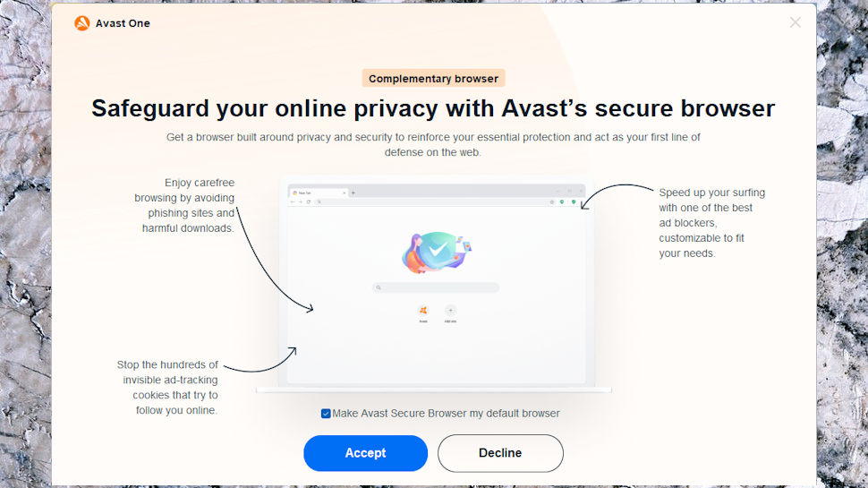 Avast One Essential installer