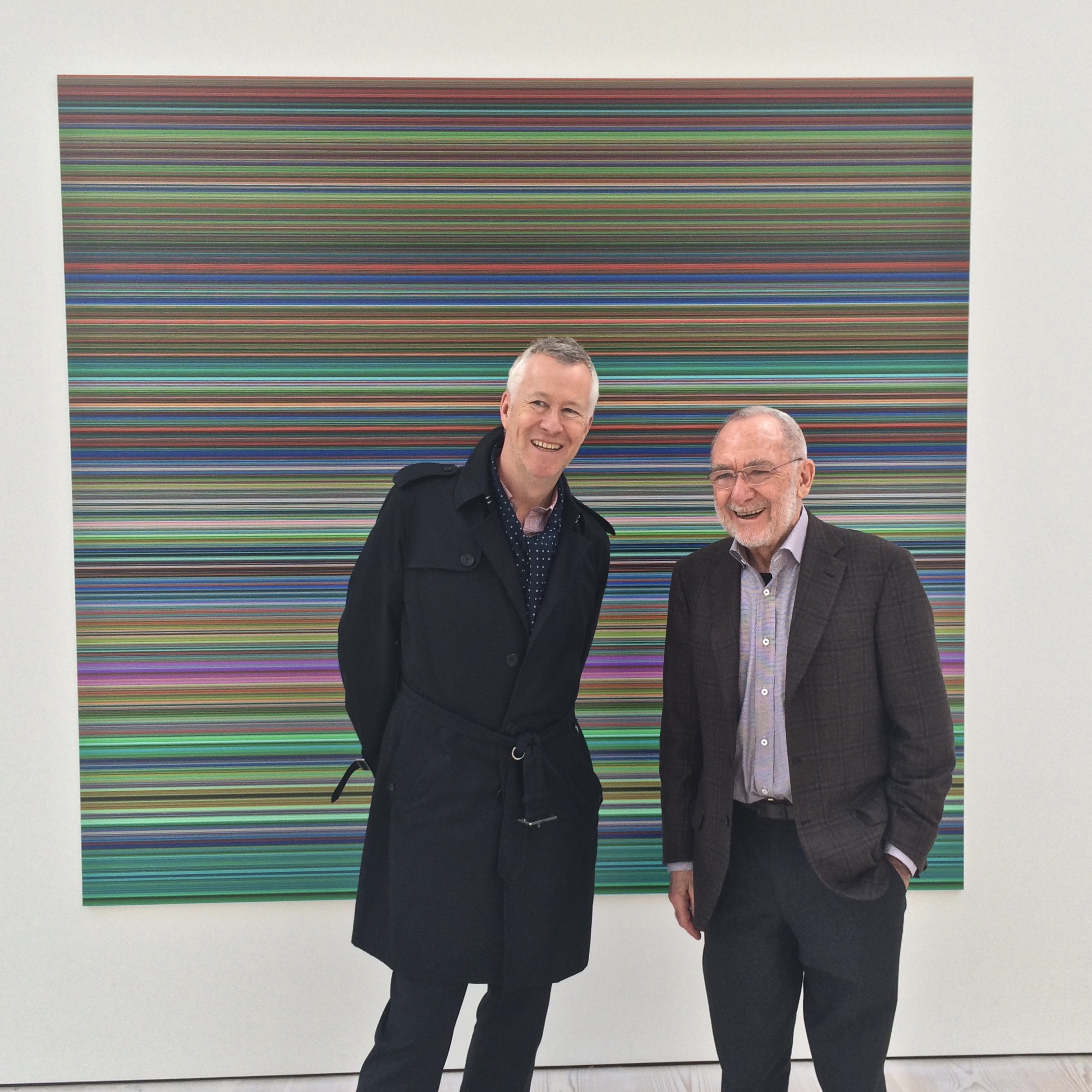 John Wilson with Gerhard Richter