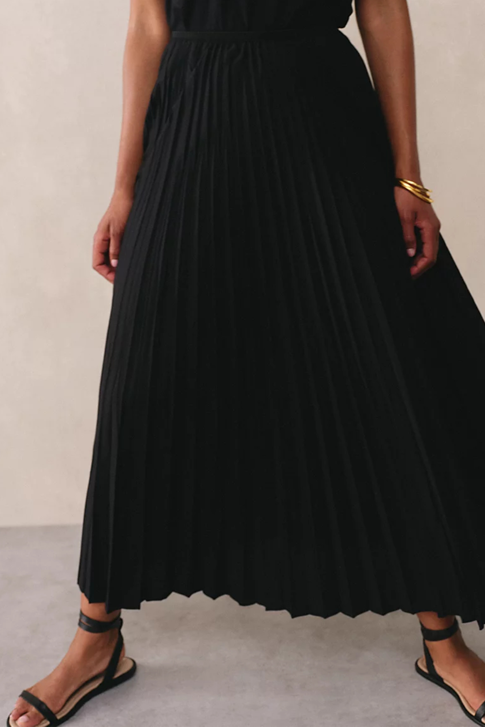 Full Pleated Skirt