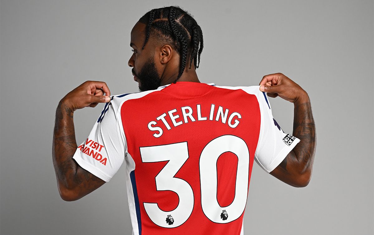 Raheem Sterling is Arsenal&#039;s No.30