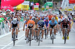 Heinrich Haussler, stage winner, Tour de Suisse 2010, stage 2