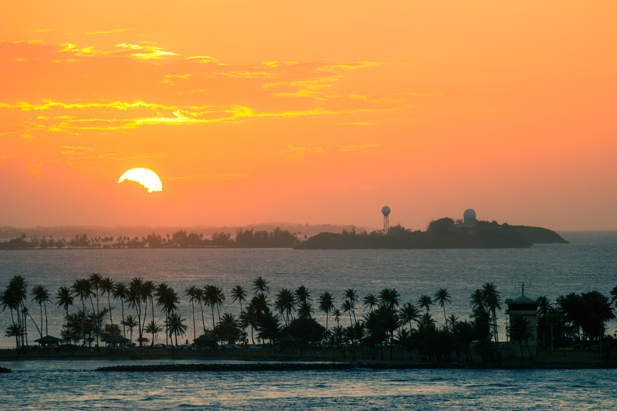 Sunset in the Caribbean