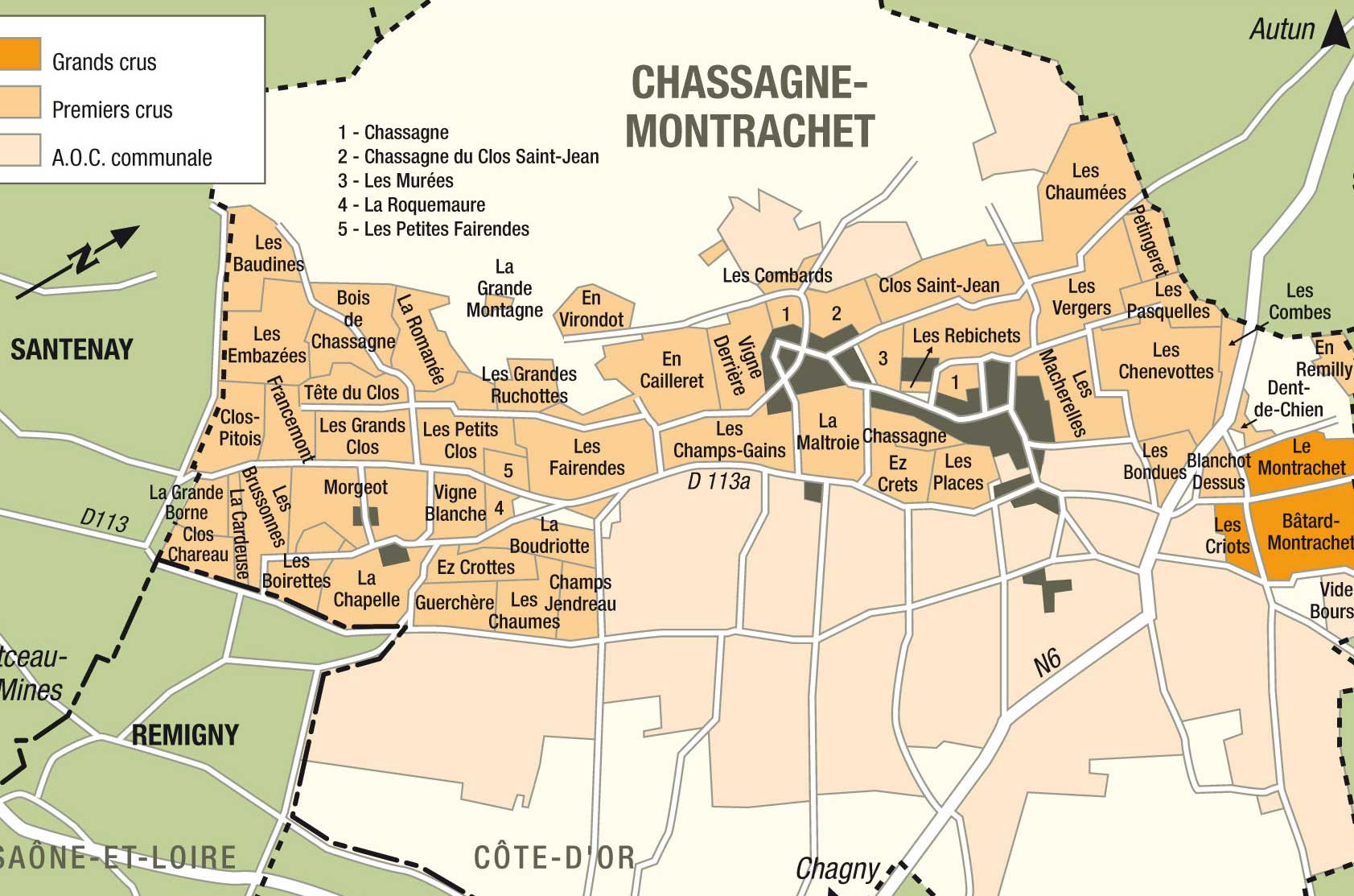 Chassagne-Montrachet, Burgundy.