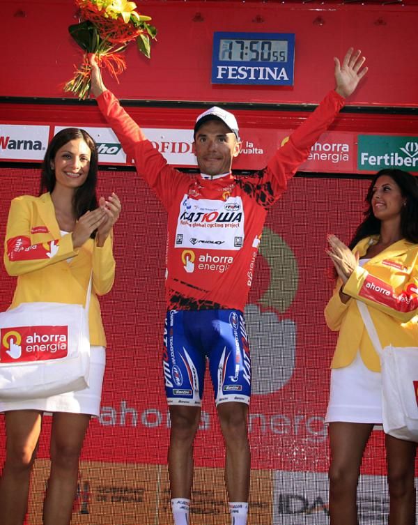 Joaquim Rodriguez (Katusha) overtook Igor Anton for leadership of the Vuelta.