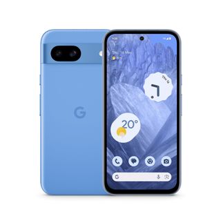 Google Pixel 8a in the Bay (Blue) color option