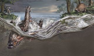 When the nodosaur <em>Borealopelta markmitchelli</em> died 110 million years ago, it was swept out to sea, out of the reach of predators.