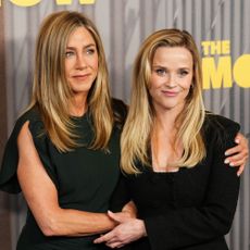 Jennifer Aniston wears a Victoria Beckham dress