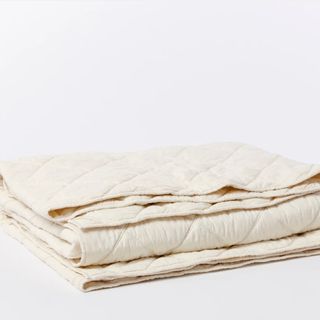 Diamond-Stitched Cotton Comforter