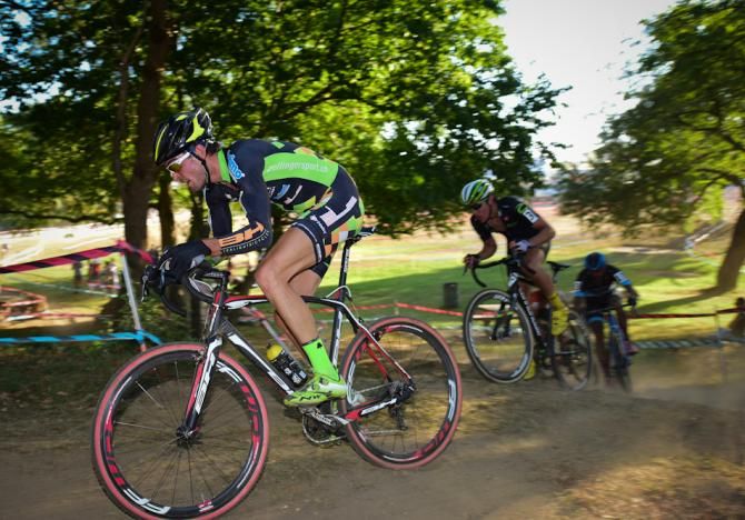 Lukas Winterberg (MG Racing) taking a turn at the front