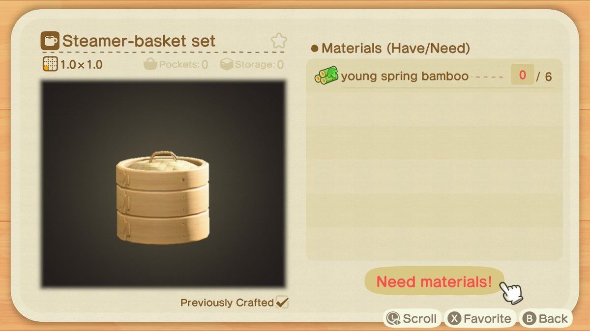 Animal Crossing New Horizons — All Bamboo recipes iMore