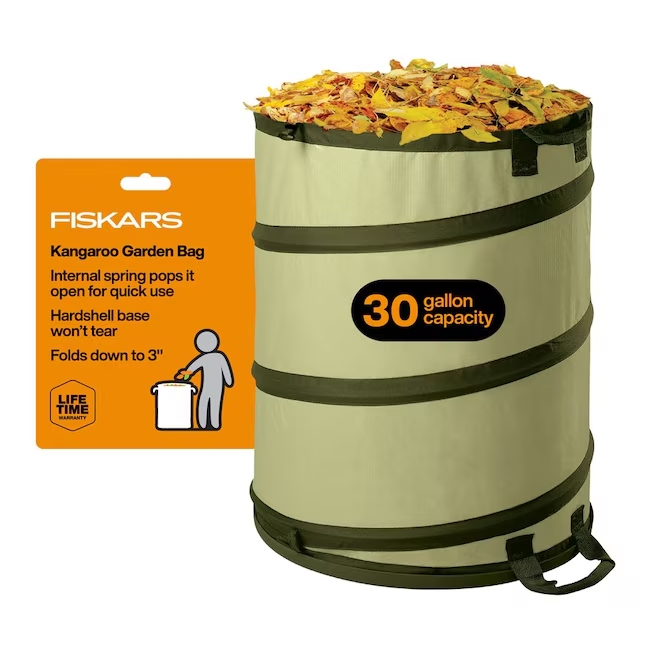 Lowe's collapsible garden waste bag