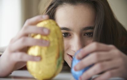 tesco branded Easter egg sale
