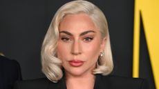 Lady Gaga attends Netflix's "Maestro" Los Angeles photo call at Academy Museum of Motion Pictures in 2023 