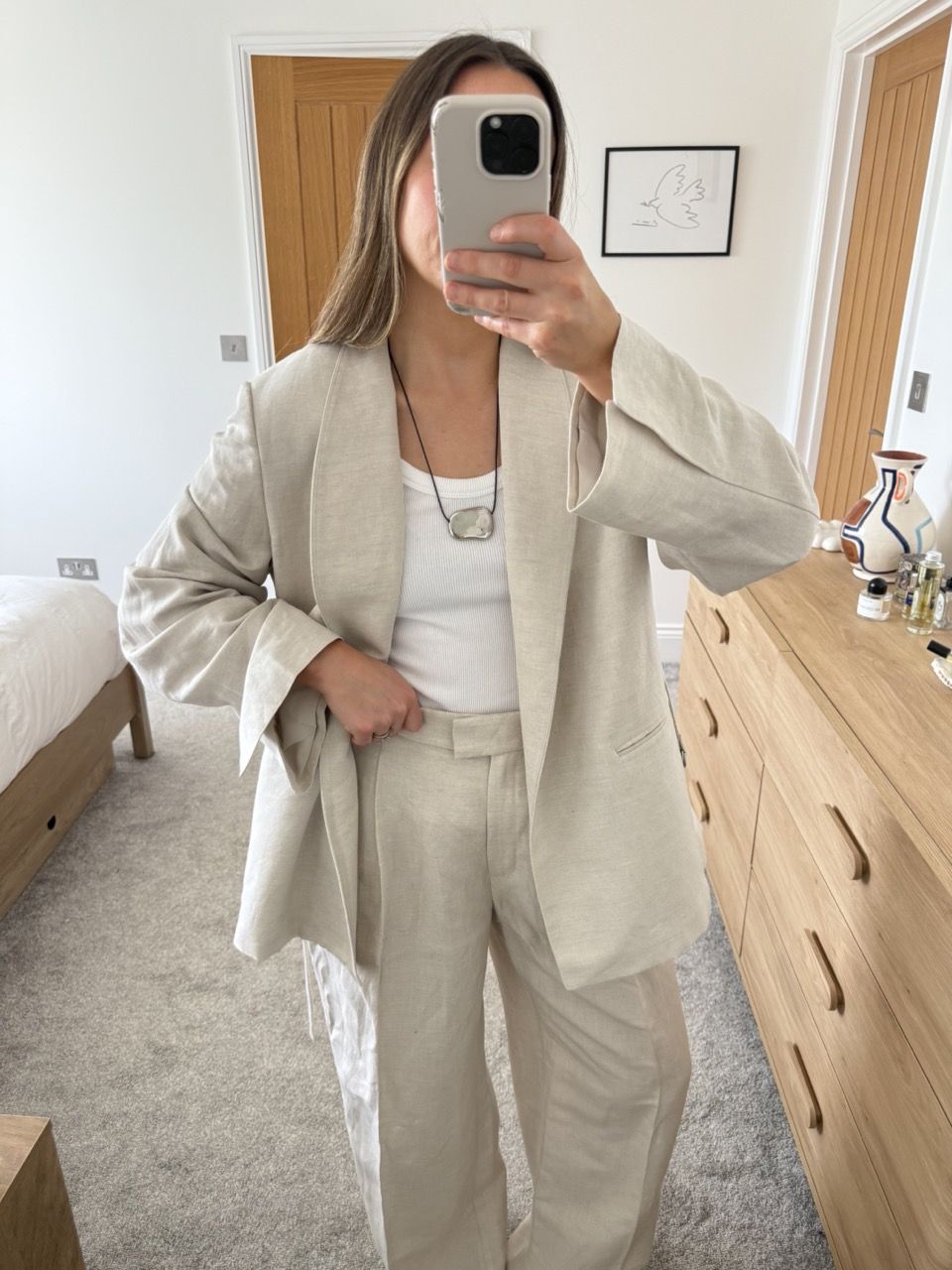 Emily Dawes wears H&amp;M Linen