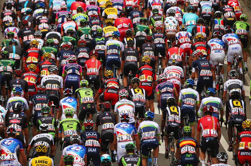The colours of the peloton