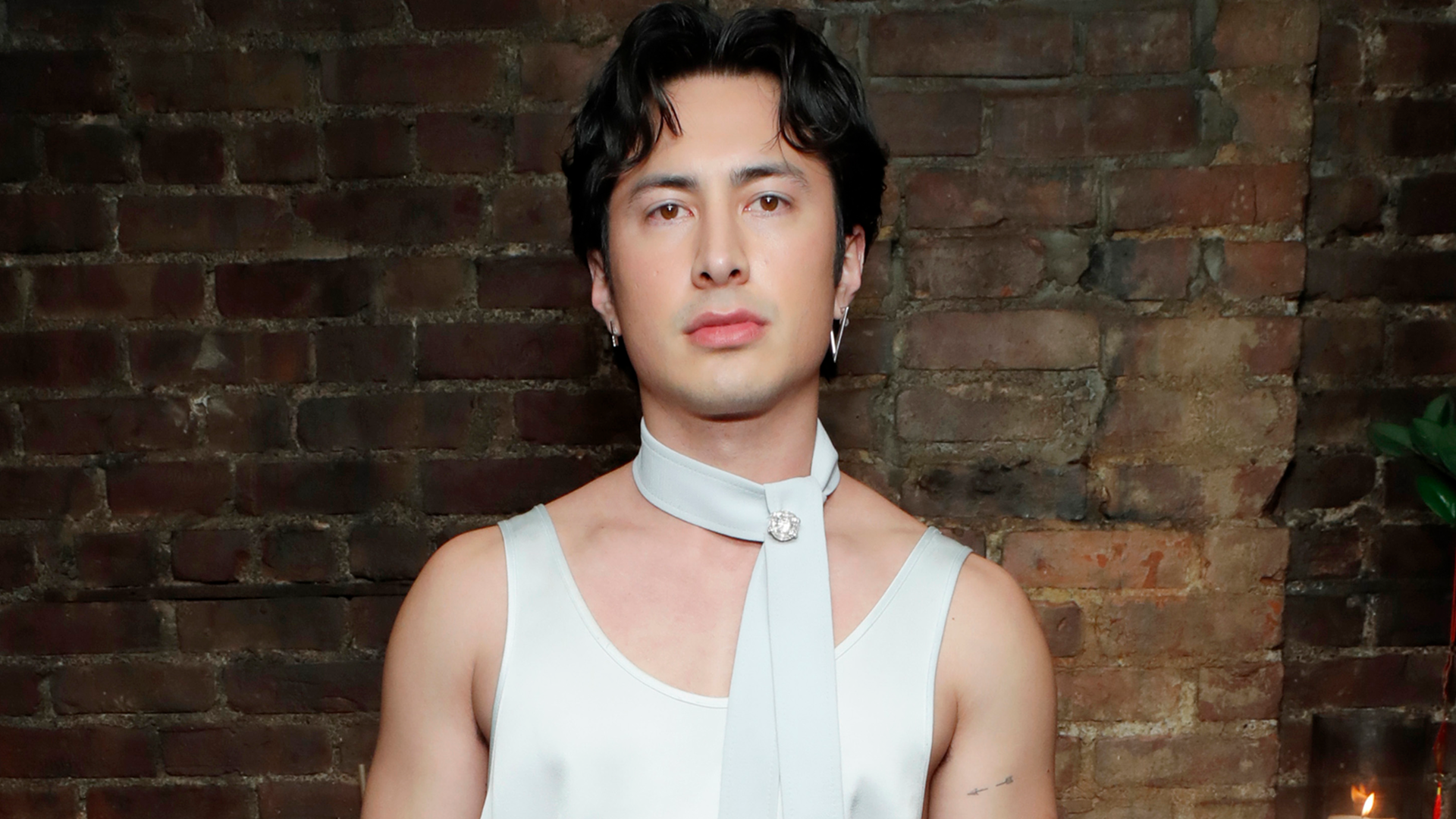 Hudson Williams Makes His New York Fashion Week Debut in an Icy Suit