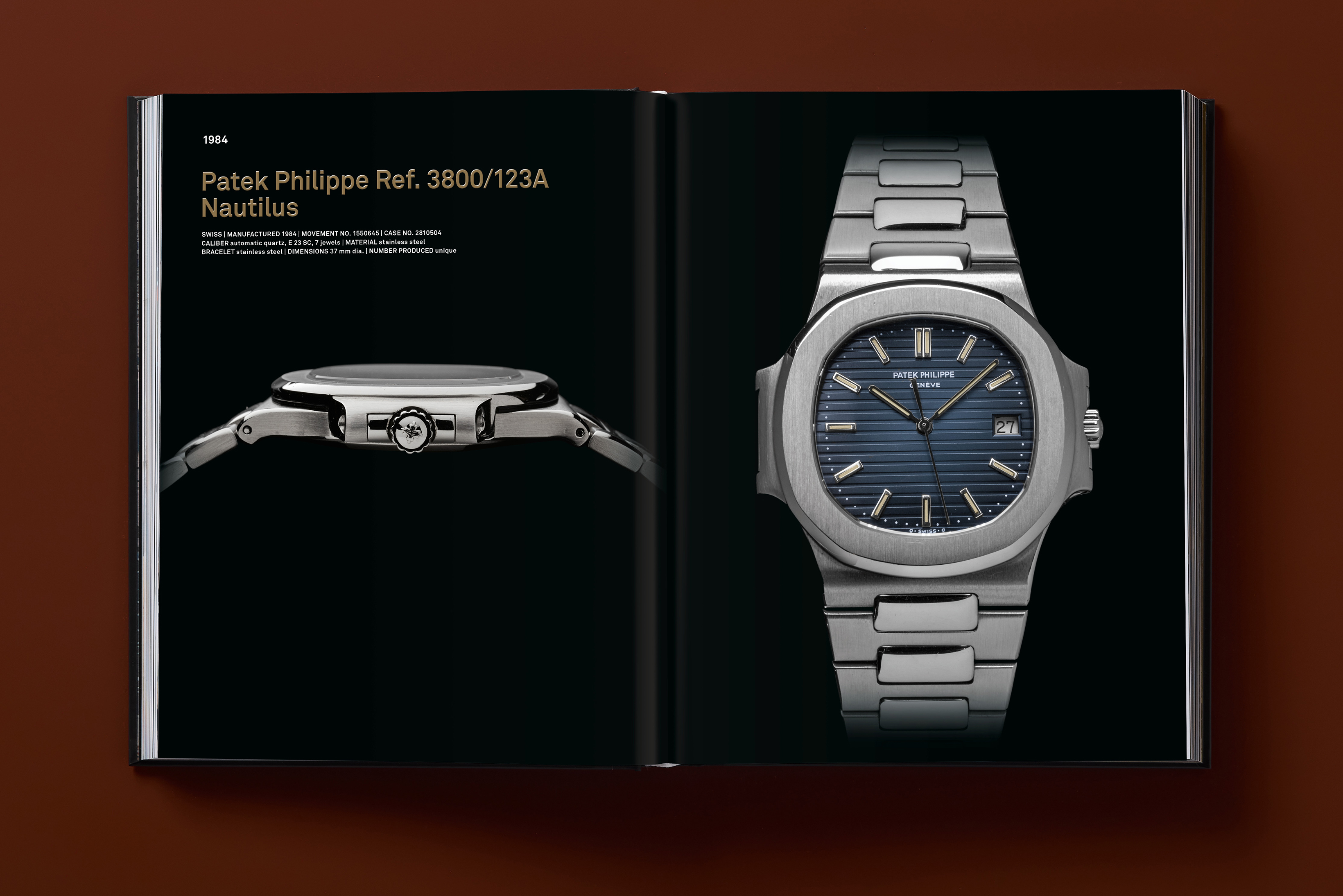 watch imagery in a glossy Taschen book