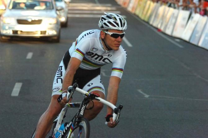 Phiippe Gilbert (BMC) was taking it easy in the 51km warm-up criterium ahead of Tour Down Under