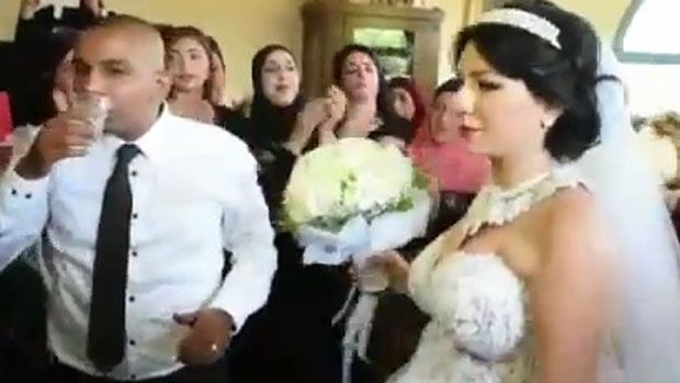 Newly weds Maral Malka and Mahmoud Mansour