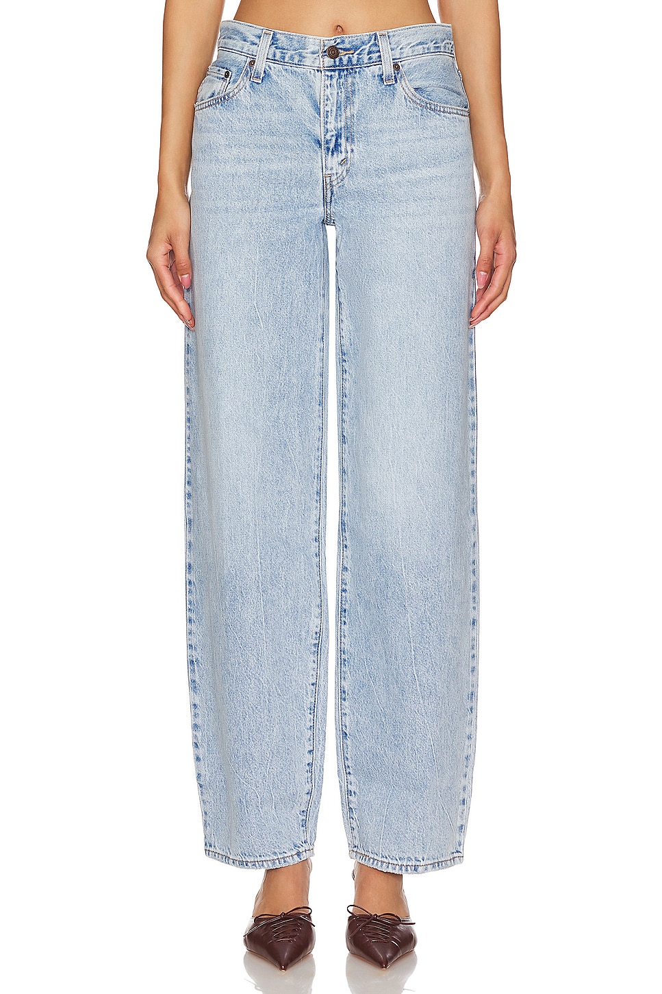 Baggy Dad Straight Jeans