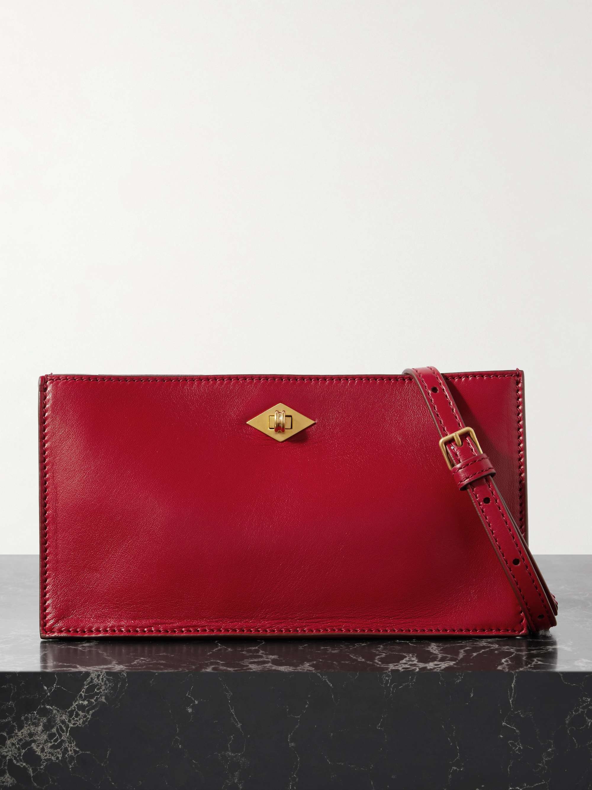 Ease Leather Clutch