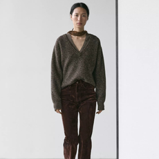 flocked jeans influencer