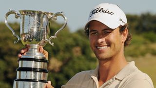 Adam Scott with the Australian Open trophy