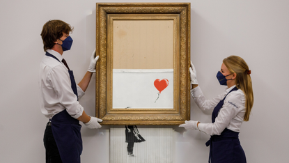 Banksy's Love In The Bin artwork