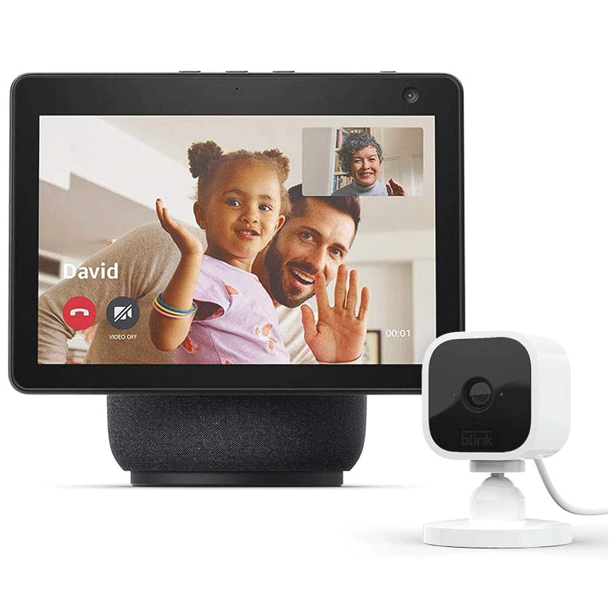 Echo Show 10 (3rd Gen) with Blink Mini Indoor security camera $284.98$259.99 at Amazon (save $24.99)