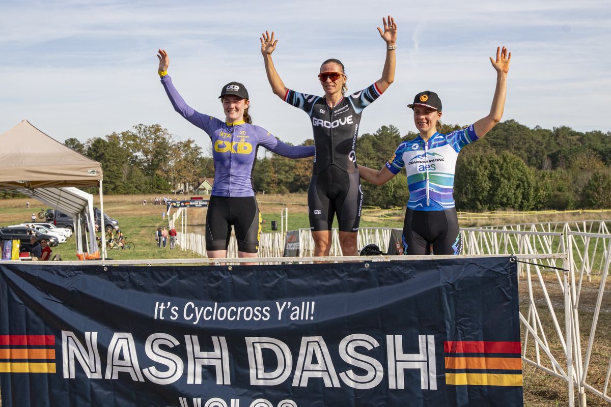 Day 2 Nash Dash women's elite podium
