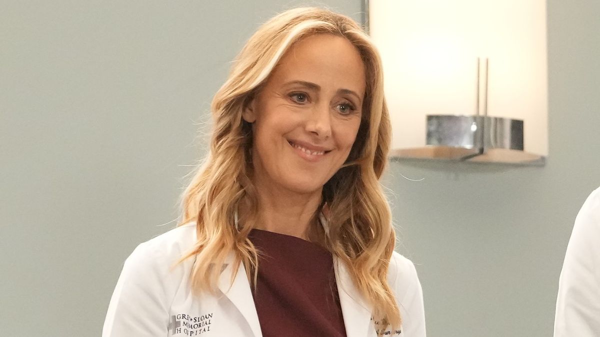 Kim Raver as Teddy Altman on Grey&#039;s Anatomy.