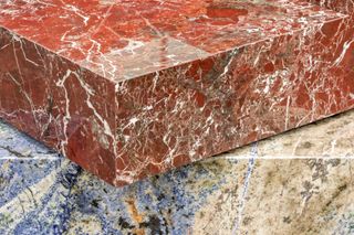 Sabine Marcelis marble seats at London Design Festival, detail of marble