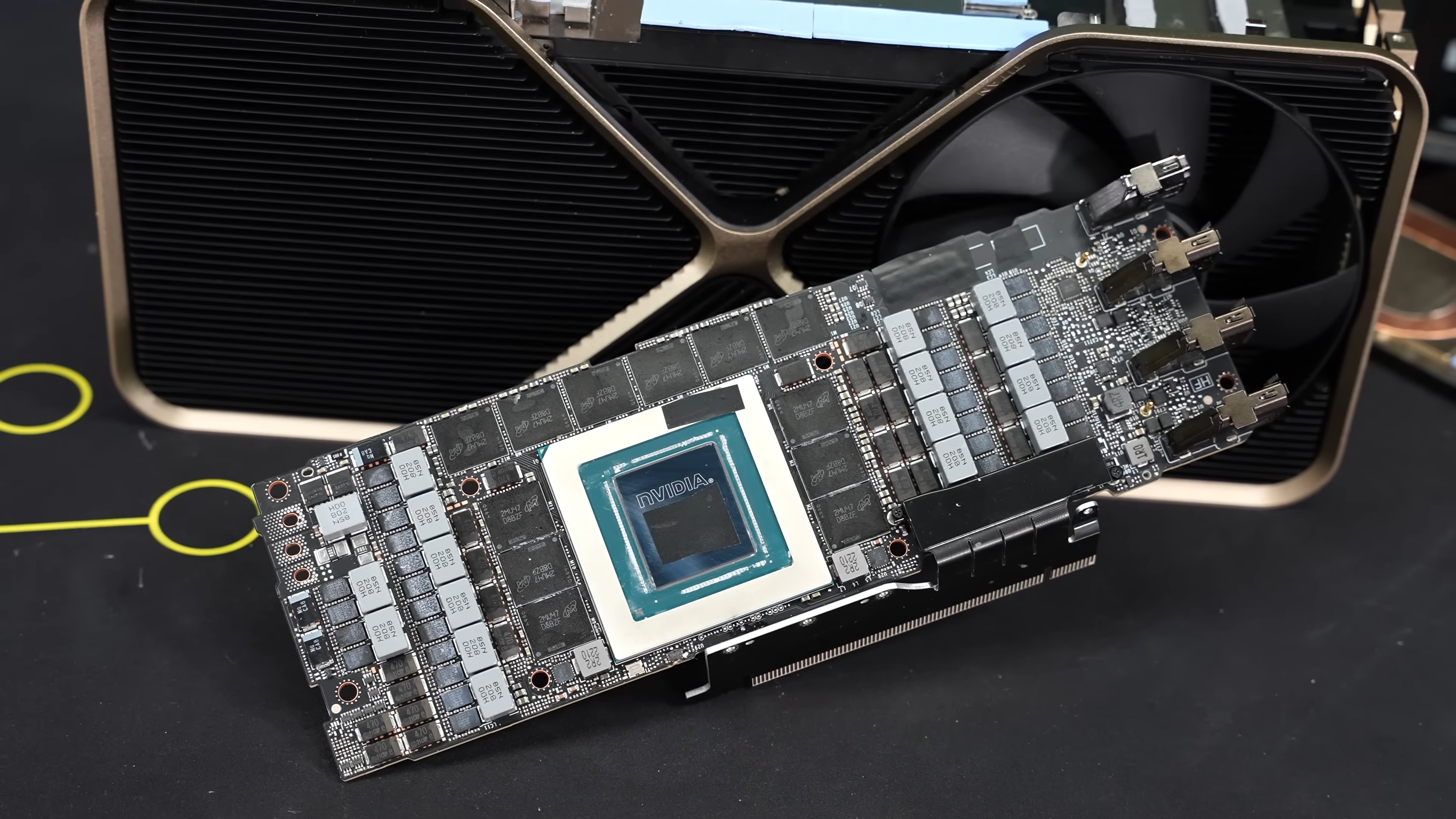 The PCB of the RTX Titan Ada prototype