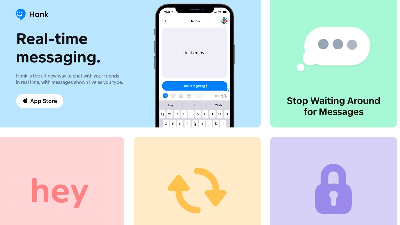 honk messaging app for ios