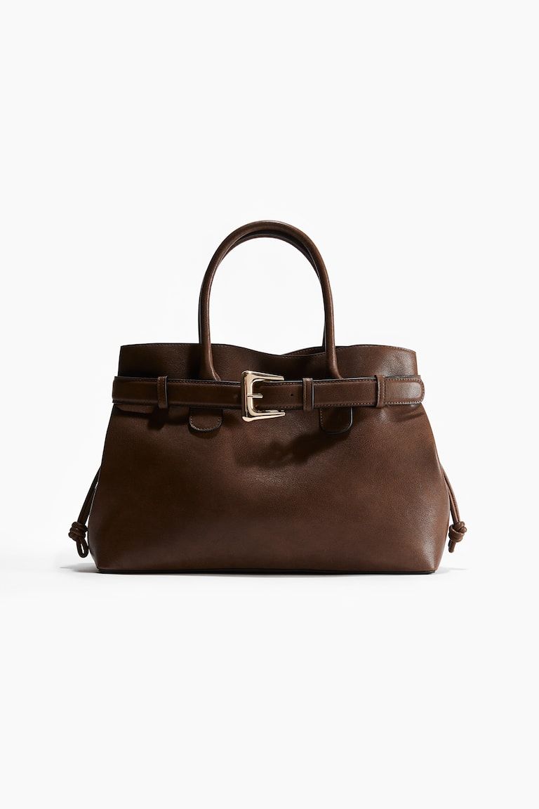 Belt-Detail Tote Bag