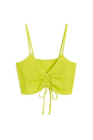 H&M green Beach Top With Drawstring