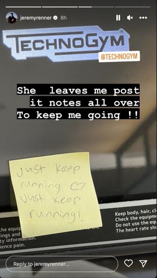 Note from Jeremy Renner's Daughter