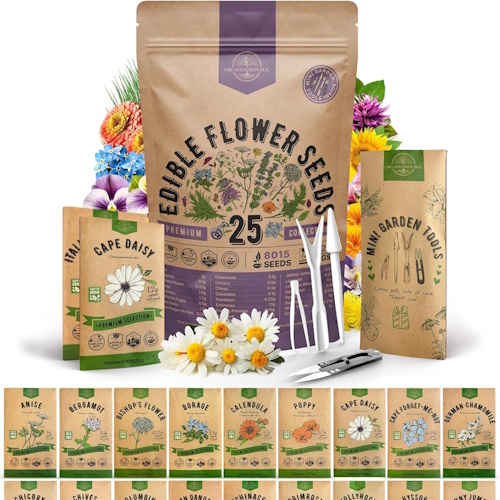 Amazon edible flowers seeds