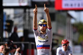 Matej Mohoric wins stage 3 of the Deutschland Tour
