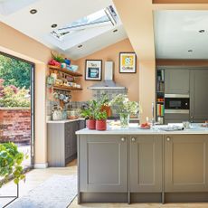 kitchen extension with island