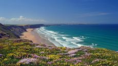 Watergate Bay beach, near Newquay in Cornwall